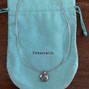 Tiffany&Co sterling silver heart pendant, style retired